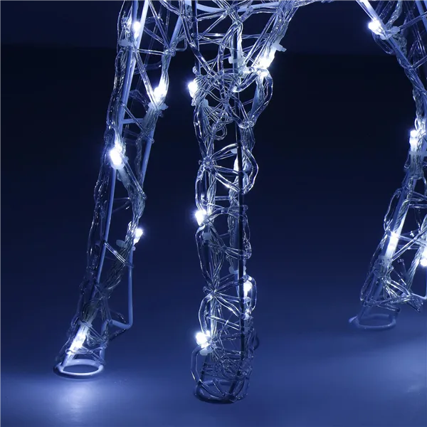 Ziemassvētku dekorācija LED ziemeļbriedis Springos CL4122 100 LED, silti balts